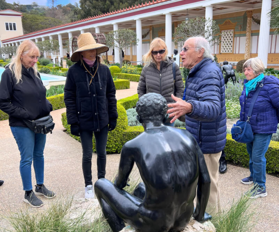 Malibu Garden Club Members at the Getty Villa