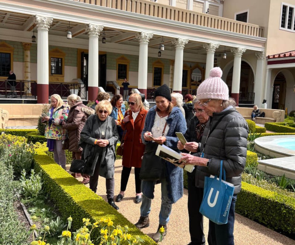 Malibu Garden Club Members at the Getty Villa