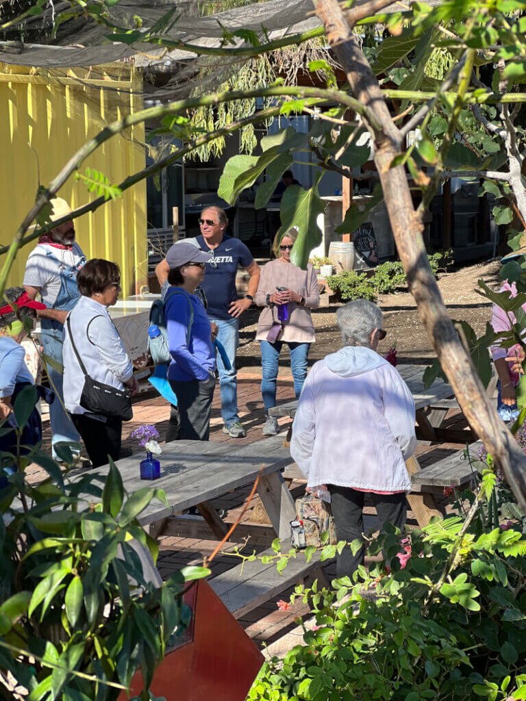 Garden Club members on a tour of The Sterling Ranch