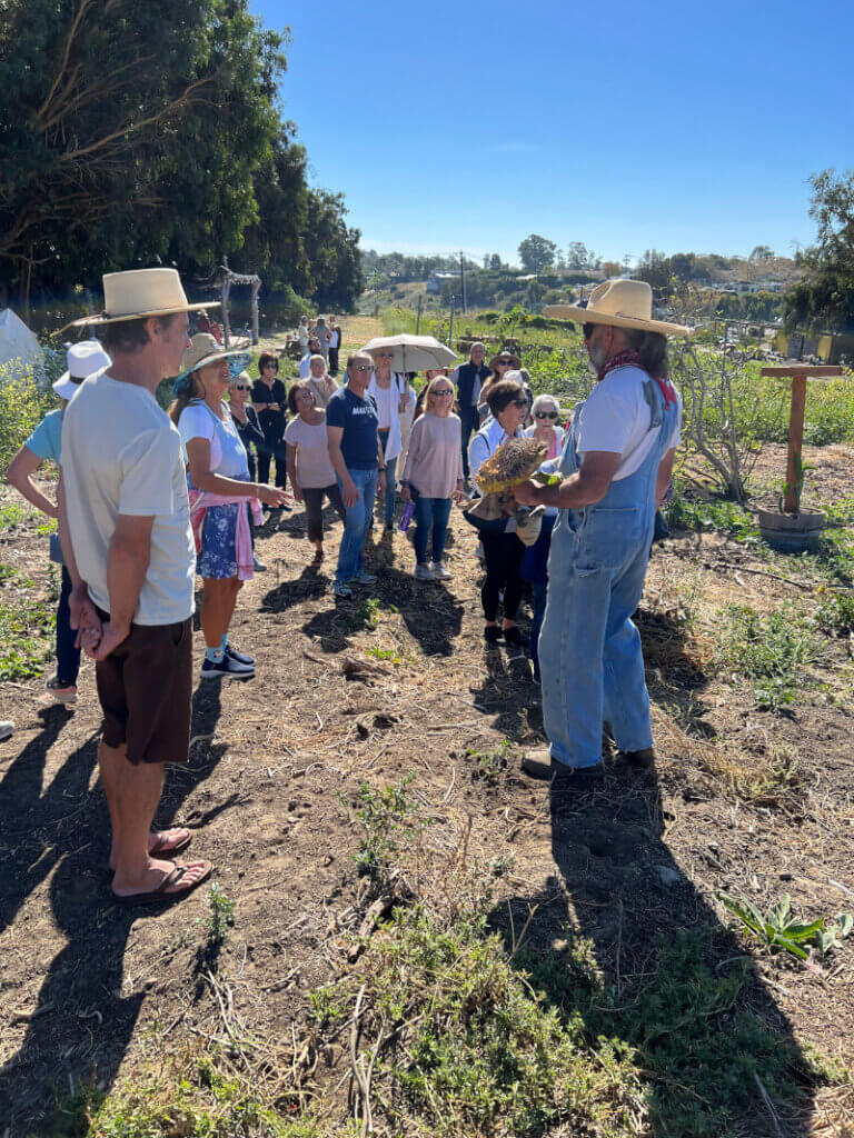 Garden Club members on a tour of The Sterling Ranch