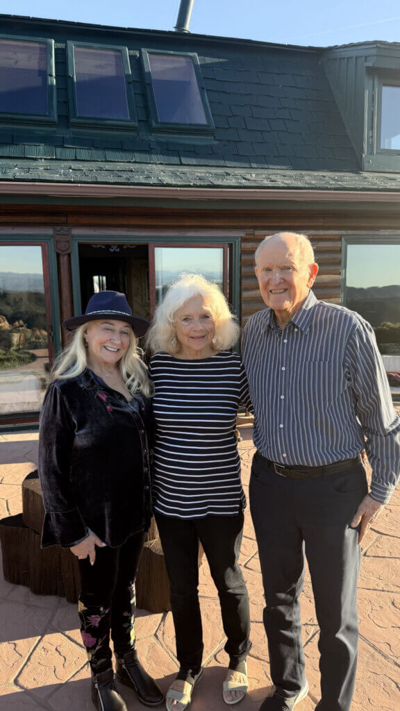 Glen & Terry Gessford and a Malibu Garden Club member