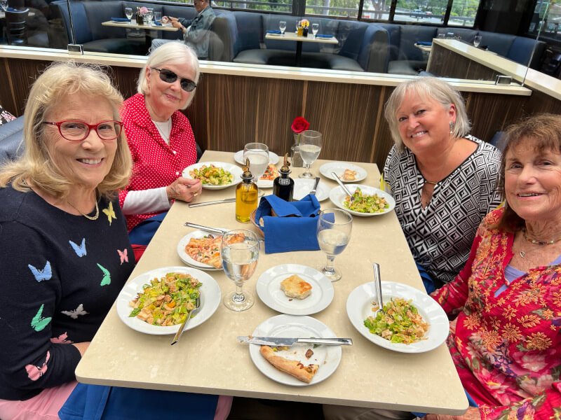 Four ladies from the Ventura County Garden Club