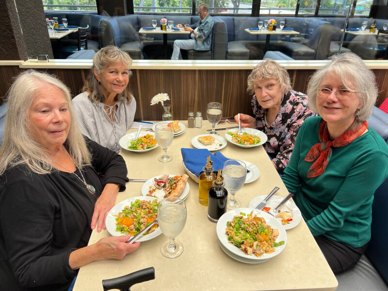 Four ladies from the Ventura County Garden Club