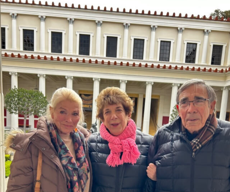 Malibu Garden Club members at the Getty Villa.