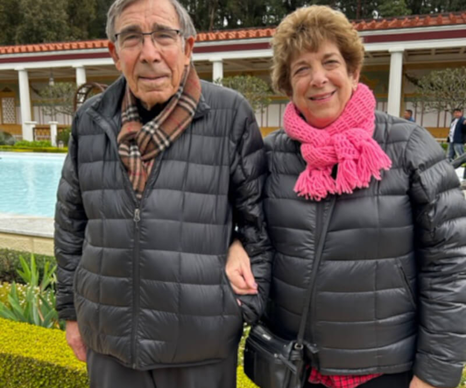 Malibu Garden Club members at the Getty Villa.