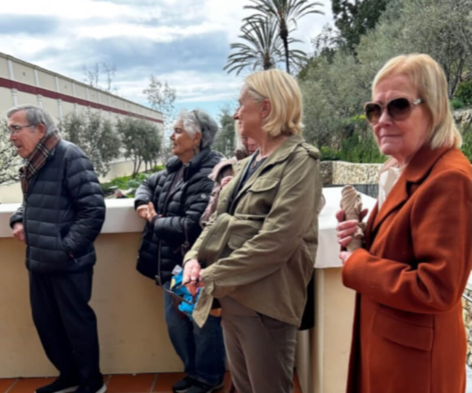 Malibu Garden Club Members at the Getty Villa