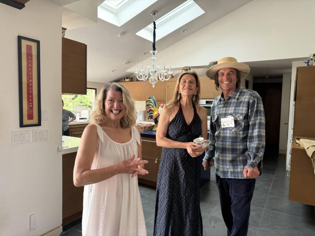 A guest, Tiffany Murray and Patrick Murphree