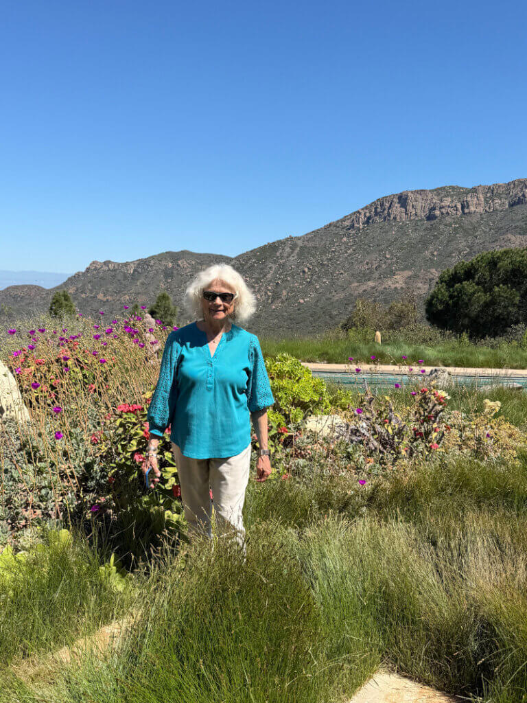 A Malibu Garden Club member